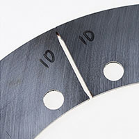 8.251 Inch (in) Outside Diameter Thin/Pinch Ring for Glue Head - 2