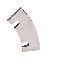 6 Inch (in) Serrated Male Slotter Knife with No Tip - 12