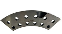 9.850 Inch (in) Length Thru Hole Bevel Serrated Male Slotter